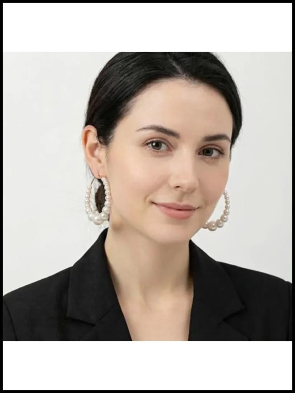 Hypoallergenic Stainless Steel Large Hoop Earrings Set for Women - Lightweight